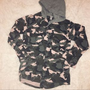 Camo Jacket with Hood